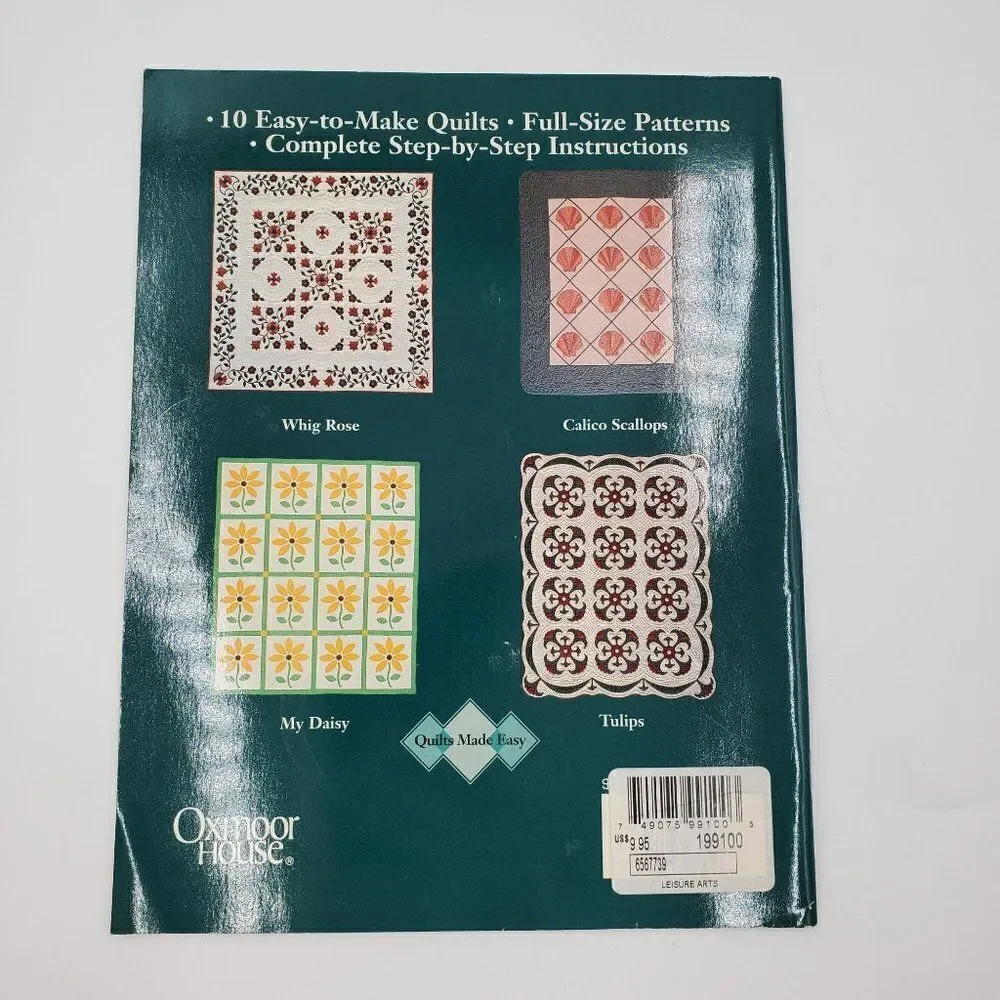 Applique Made Easy Quilt Book Designs Patterns Techniques Oxmoor House - Picture 3 of 8